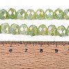 Electroplate Crackle Imitation Jade Glass Beads Strands LS-EGLA-Q131-02C-03-4