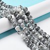 Drawbench & Baking Paint Glass Beads Strands GLAA-S176-M-2