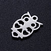 Tarnish Resistant 201 Stainless Steel Hollow Charms STAS-Q201-JN275-1-2