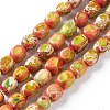 Natural Regalite/Imperial Jasper/Sea Sediment Jasper Beads Strands X-G-Z008-01C-1