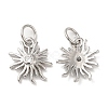 Brass with Cubic Zirconia Pendants KK-K332-18P-1