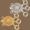 2Pcs 2 Colors Brass Box Clasps KK-BBC0020-82-6