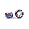 Transparent Glass European Beads GPDL-N004-D14mm-A16-2