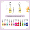 Acrylic Pendant Locking Stitch Markers HJEW-PH02084-2