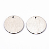 Unfinished Natural Poplar Wood Pendants WOOD-S045-108-2