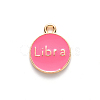 Alloy Enamel Pendants ENAM-S124-01B-03K-3
