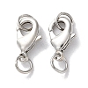 Rack Plating Brass Lobster Claw Clasps KK-F090-26P-02-1