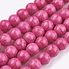 Synthetic Turquoise Beads Strands TURQ-G106-8mm-02K-1
