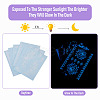 6 Sheets Luminous Paper Tattoo Stickers STIC-TAC0001-007B-5
