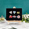 Rectangle Velvet Presentation Boxes for Brooch Badge Storage and Display CON-WH0095-05-5