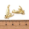 Brass Micro Pave Cubic Zirconia Pendants KK-P308-39G-3