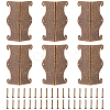 Brass Box Corner Protectors AJEW-WH0752-738AB-1