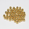 Rack Plating Brass Round Spacer Beads KK-I601-6mm-G-RS-2