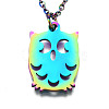 201 Stainless Steel Pendants Necklaces NJEW-S105-JN641-2