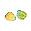 Two-Tone Transparent Glass Charms GLAA-H016-15P-2