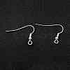 304 Stainless Steel Earring Hooks X-STAS-L258-001B-S-2