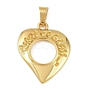 304 Stainless Steel Pendants STAS-K315-04A-G-1
