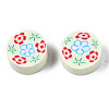 Handmade Polymer Clay Beads CLAY-N008-039L-2