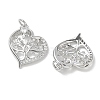 SHEGRACE Valentine's Day Brass Clear Cubic Zirconia Pendants XGRQ3K059-558P-2