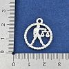 Twelve Constellations Alloy Pendants PALLOY-Q006-01K-S-3