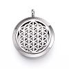 316 Surgical Stainless Steel Diffuser Locket Pendants STAS-P102-095-1