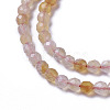 Natural Red Chalcedony Beads Strands G-F596-22-4mm-3