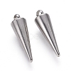 Tarnish Resistant 304 Stainless Steel Pendants STAS-G214-47P-01-1
