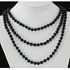 Glass Pearl Beaded Necklaces X-N193-38-2