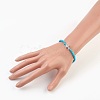 Synthetic Turquoise(Dyed) Beads Stretch Bracelets BJEW-JB03823-05-3