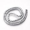 Electroplate Non-magnetic Synthetic Hematite Beads Spacers Strands X-G-Q486-73I-2