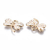 Light Gold Plated Alloy Pendants ENAM-T009-69E-RS-3