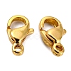 304 Stainless Steel Lobster Claw Clasps X-STAS-AB10-G-2
