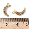 304 Stainless Steel Rhinestone Pendants STAS-K306-24G-01-3