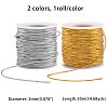 Jewelry Braided Thread Metallic Cords MCOR-PH0001-01-2