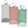 AHADEMAKER 3Pcs 3 Colors PU Imitation Slip-in Leather Glasses Case AJEW-GA0005-25-1