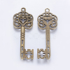 Tibetan Style Alloy Big Skeleton Key Pendants MLF9750Y-NF-2