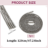 Rubber Rhinestone Shoelaces AJEW-WH0752-498A-2