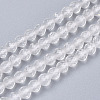 Natural Quartz Crystal Beads Strands X-G-D166-A-3mm-2