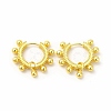 Rack Plating Brass Hoop Earrings for Women EJEW-H091-15G-1