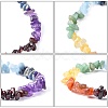 Chakra Gemstone Stretch Bracelets X-BJEW-JB02288-01-4