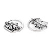 Tibetan Style Alloy Pendants PALLOY-T075-140AS-RS-3