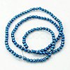 Non-Magnetic Synthetic Hematite Beads Strands G-C018-3mm-2