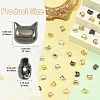 60Pcs 6 Colors Electroplate Glass Beads Strands EGLA-YW0005-70-3