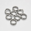 Brass Split Rings KK-E647-08P-1