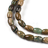 Natural Verdite Stone Beads Strands G-N346-02A-06-4
