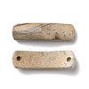 Natural Mixed Stone Connector Charms G-D460-02-3