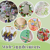 200Pcs 2 Styles Transparent Spray Painted Glass Beads GLAA-PH0004-45-2