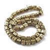 Electroplated Natural Lava Rock Beads Strands G-A251-A01-01C-1
