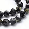 Natural Green Spot Jasper Beads Strands G-F523-33-8mm-3