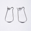 Tarnish Resistant 304 Stainless Steel Hoop Earrings STAS-L198-15A-P-2